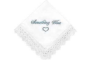 Something Blue Hankie for the Bride's Wedding Day
