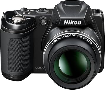 Nikon Coolpix L310 14.1MP Digital Camera with 21x Optical Zoom - BLACK