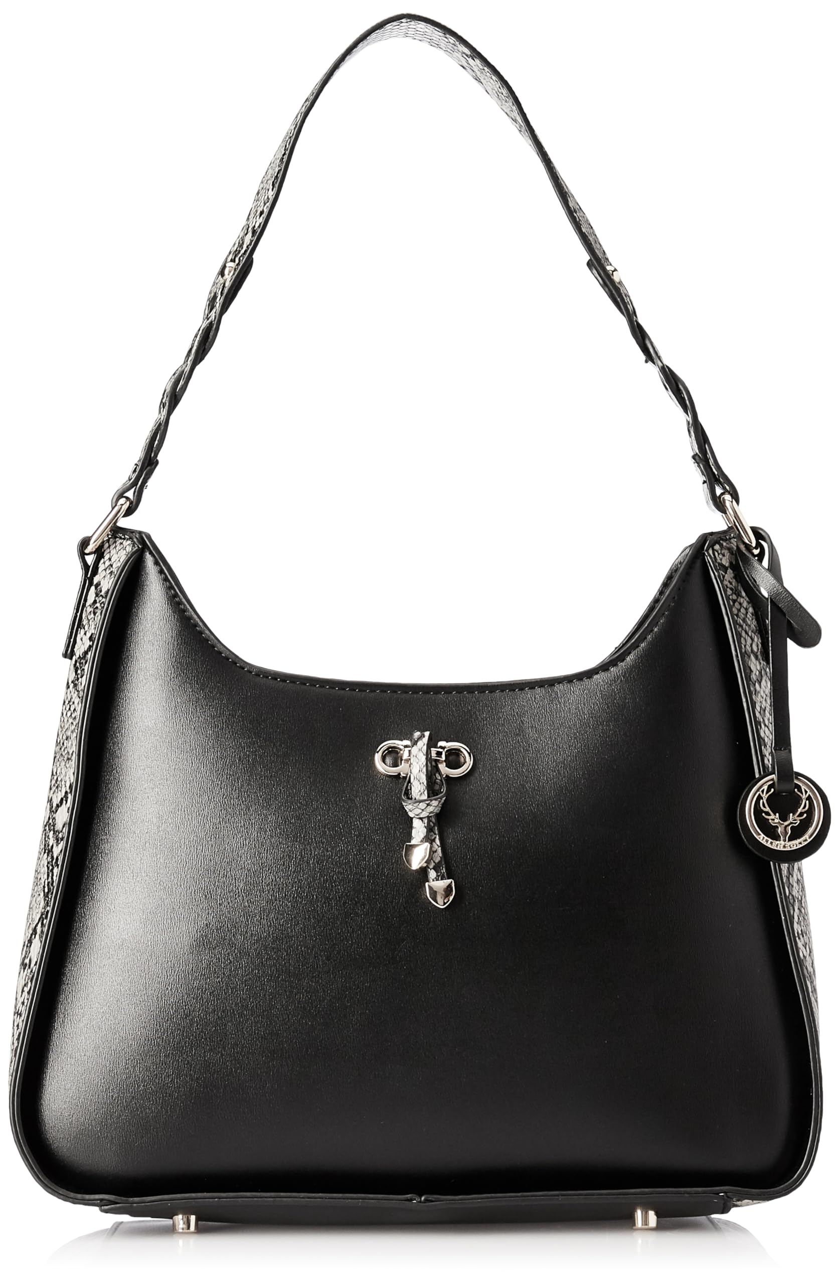 Allen Solly Womens Solid Shoulder Bag,Black (B0D181LGC1) Amazon Price History, Amazon Price Tracker