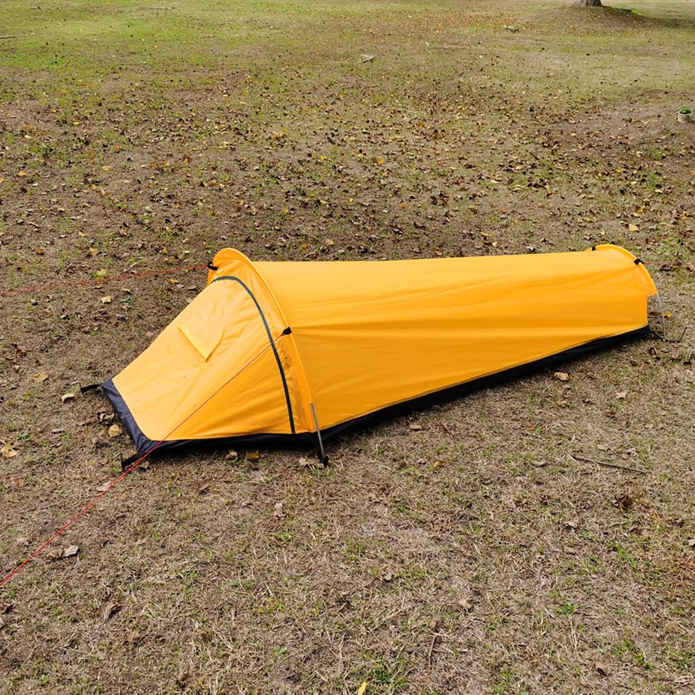 Pojedynczy namiot plecakowy, namiot bivy, lekki namiot do spania ze ściereczką podłogową