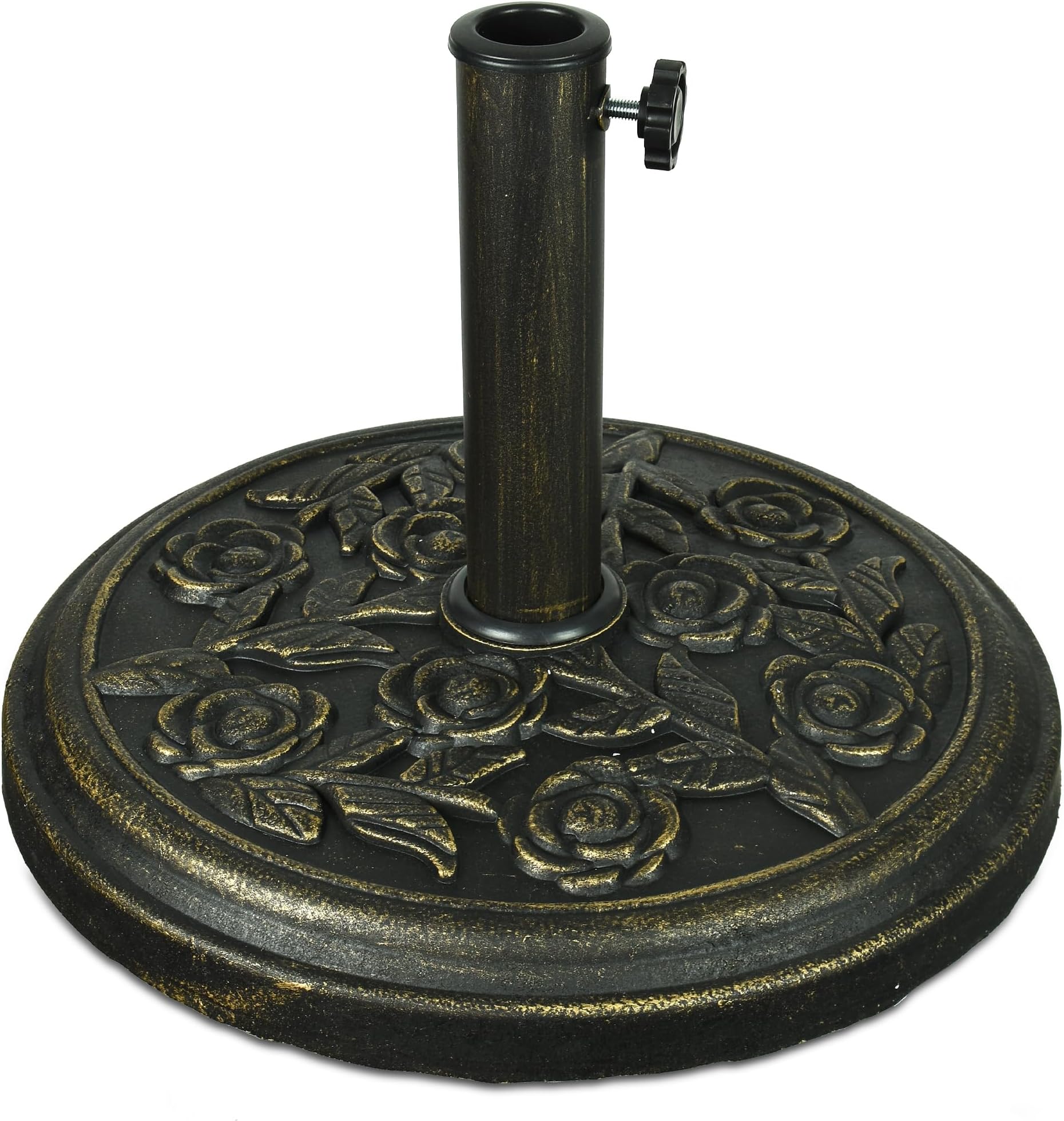 Kingfisher 9kg Cast Iron Effect Parasol Base Amazon.co.uk Garden