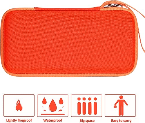 Miniatura 7 de khanka Estuche de viaje rígido de repuesto para calculadora gráfica de color Texas Instruments TI-83 PlusTI-84 PlusTI-84 Plus CE, solo funda (negro)