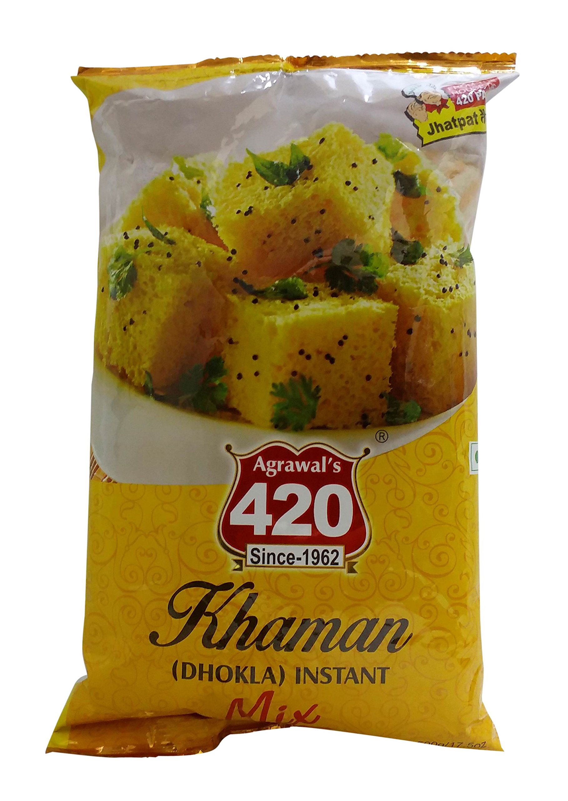 Agrawal's 420 Instant Mix - Khaman (Dhokla), 500g Pack