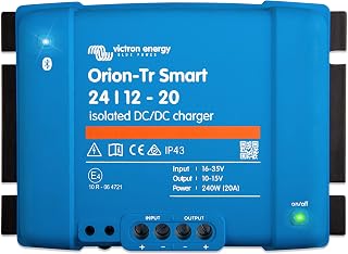 Victron Energy Orion-Tr Smart 24/12-Volt 20 amp 240-Watt DC-DC Charger, Isolated (Bluetooth)