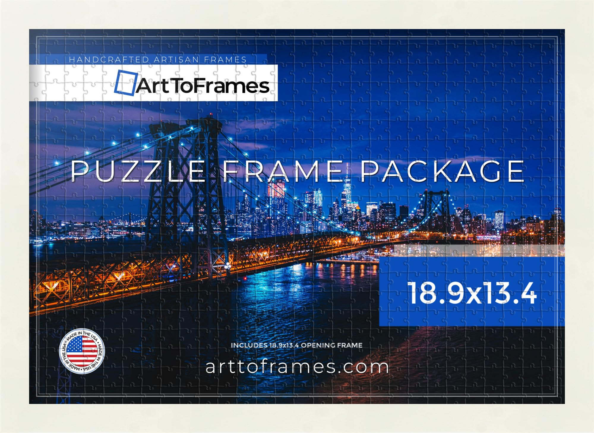 Amazon.com - ArtToFrames 18.9x13.4 INCH/48x34 CM White Frame for