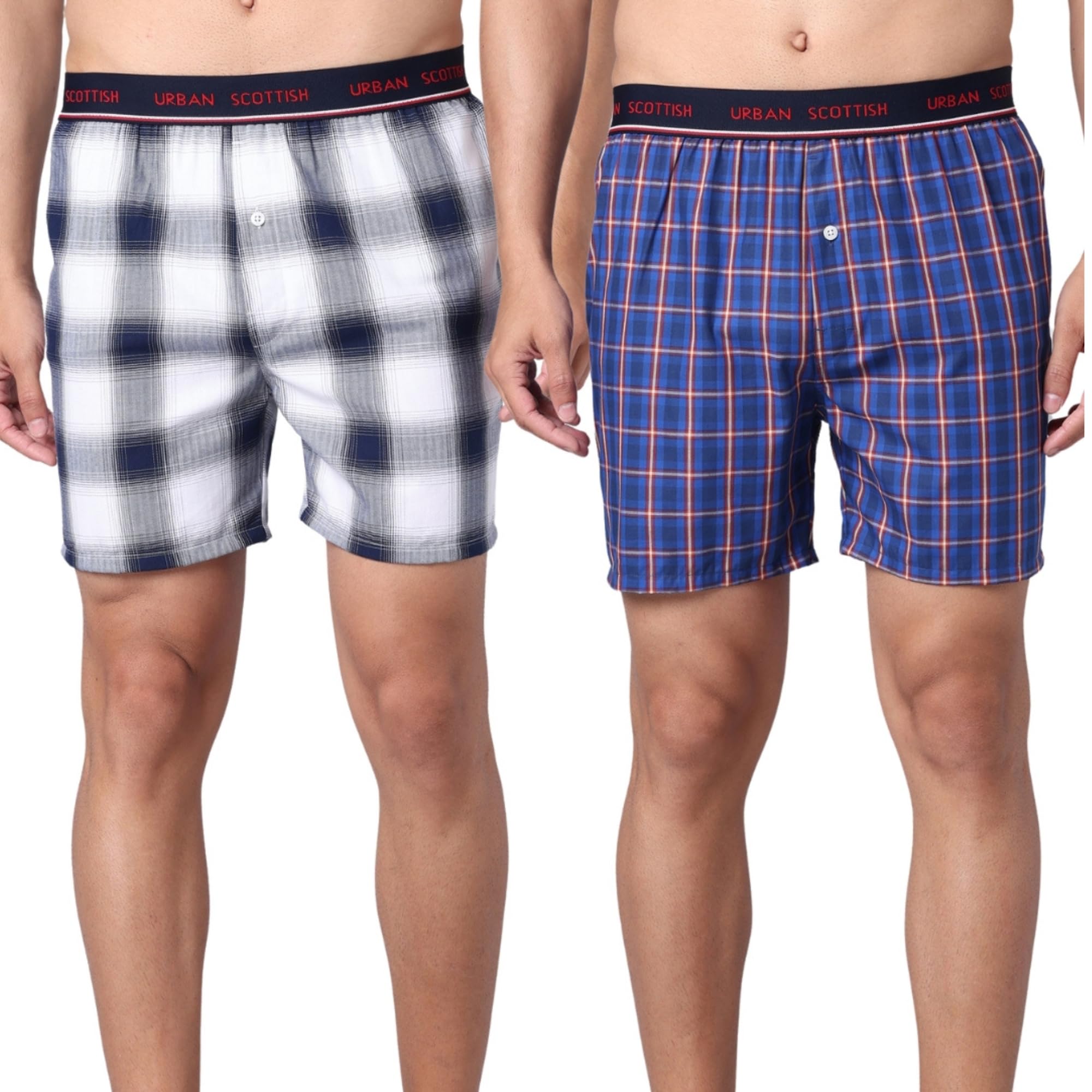 urban scottish Men Boxers 100% Cotton Pack of 2-picture-35
