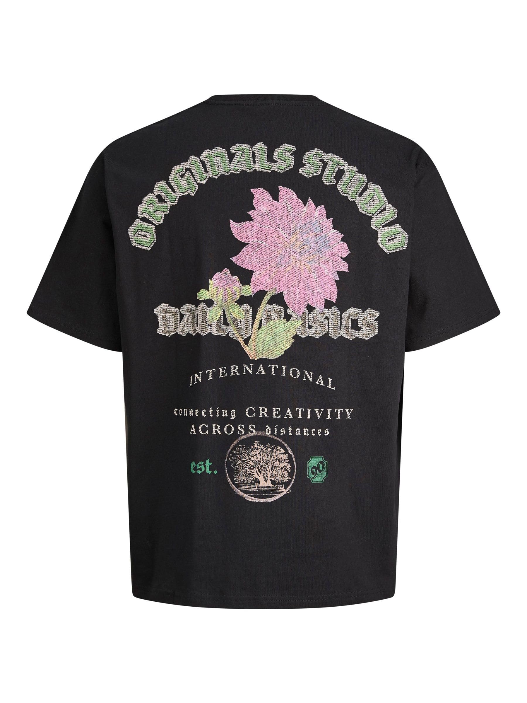 JACK & JONES Jormeadows Graphic Back Tee Ss Crew Neck
