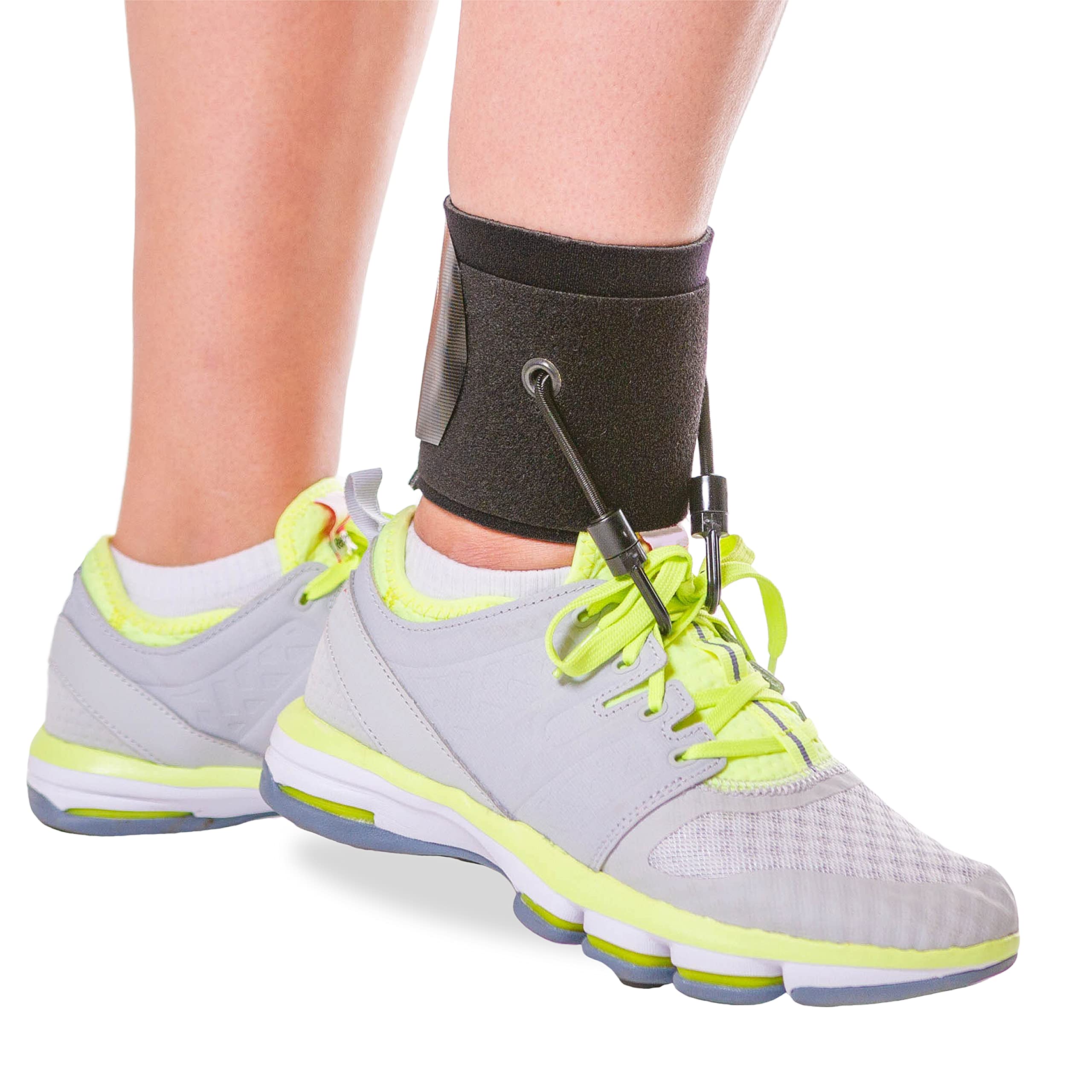 BraceAbility AFO Drop Foot Brace Adjustable Dorsiflexion Soft Shoe