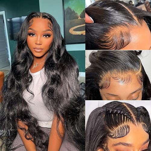 30 Inch Lace Front Wig Human Hair 180% Density Body Wave Lace Front Wigs Human Hair Pre Plucked, Lace Front Wigs Human Hair 13x4 Hd Frontal Wigs Human Hair Transparent Glueless Wigs Human Hair