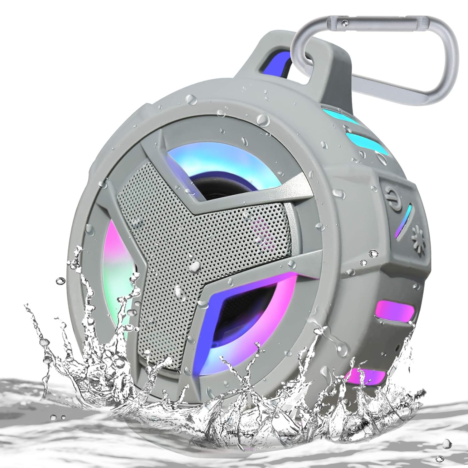 EBODA Shower Bluetooth Speaker, IPX7 Waterproof Portable Floating Speaker with Loud HD Sound