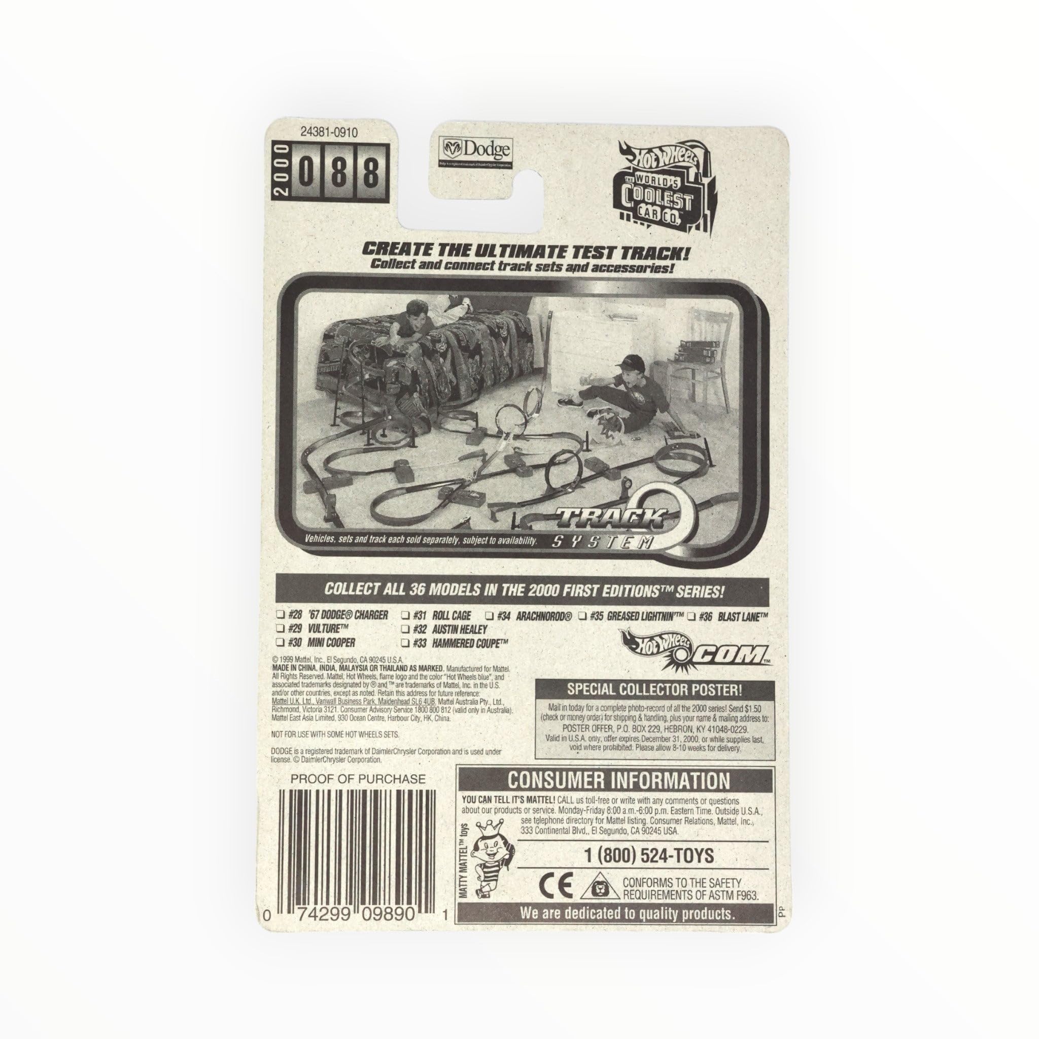 Amazon.com: Hot Wheels 2000-088 '67 Dodge Charger 1967 28 of 36