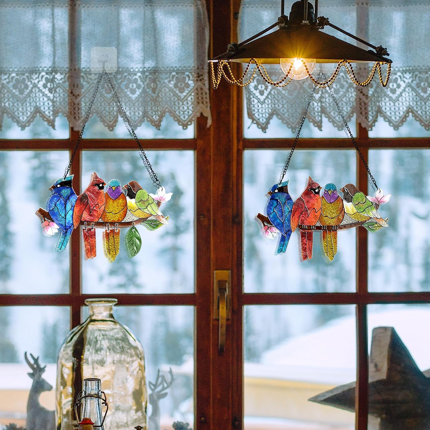 バスティン ステンドグラスHollyヒイラギ グラスマスターズ社