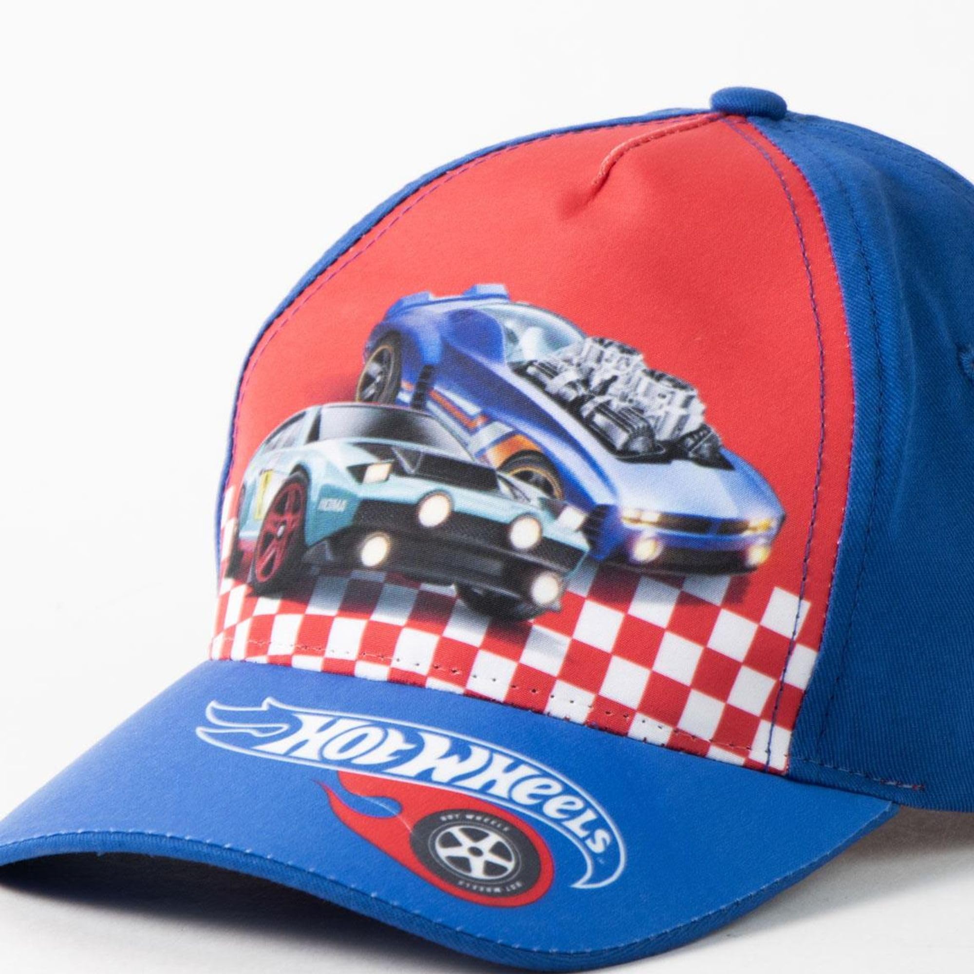 Gorra infantil Hot Wheels ajustable para niños y niñas – Gorra Hot Wheels con visera curva para verano, parque y playa