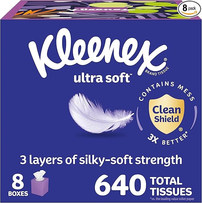 Kleenex Ultra Soft Facial Tissues