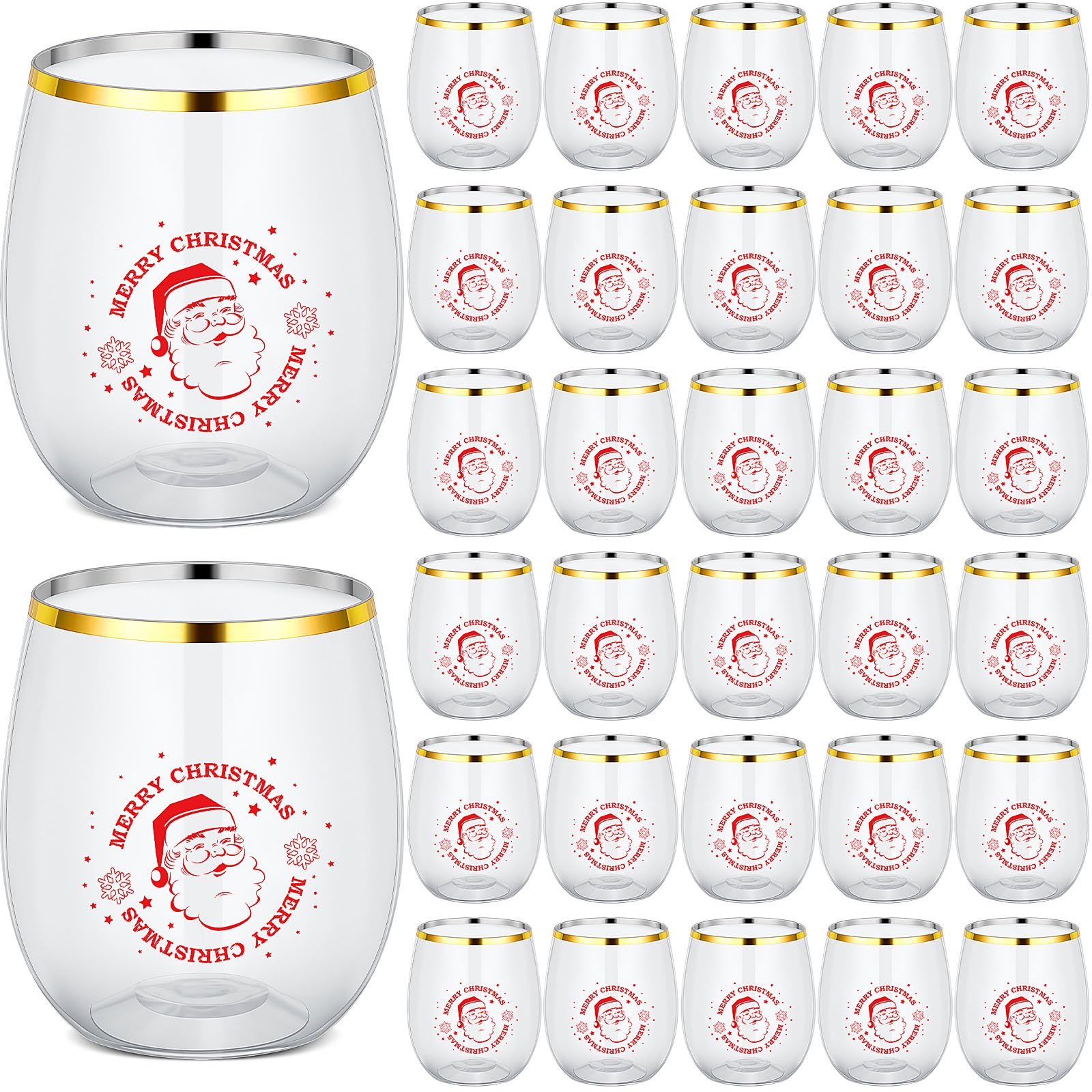 Plastic Christmas Wine Glasses Stylish and Durable Options for Your