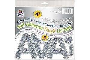 Pacon Adhesive Letters: Eye-Catching 4-inch Letters for a Dazzling Display