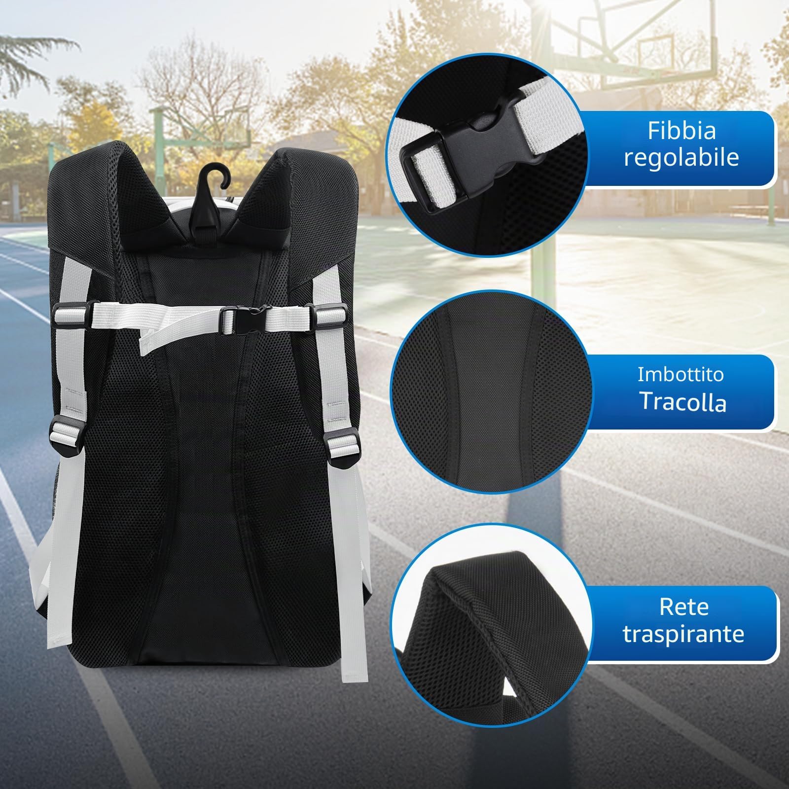 KINGSLONG Borsa da baseball Zaino da baseball per giovani e adulti con scomparto per scarpe impermeabile Softaball Borsa per mazze da baseball, T-Ball e softball, supporto esterno per guanti e casco