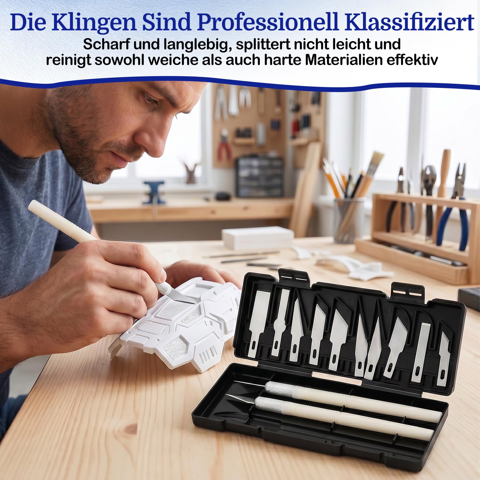 32 Stück Entgrater Werkzeug für 3D Drucker, Professionelles 3D Druck Zubehör, Entgratungswerkzeug, 3D Druck Werkzeug für Heimwerkerarbeiten, Modellbau, Reinigung und Polieren