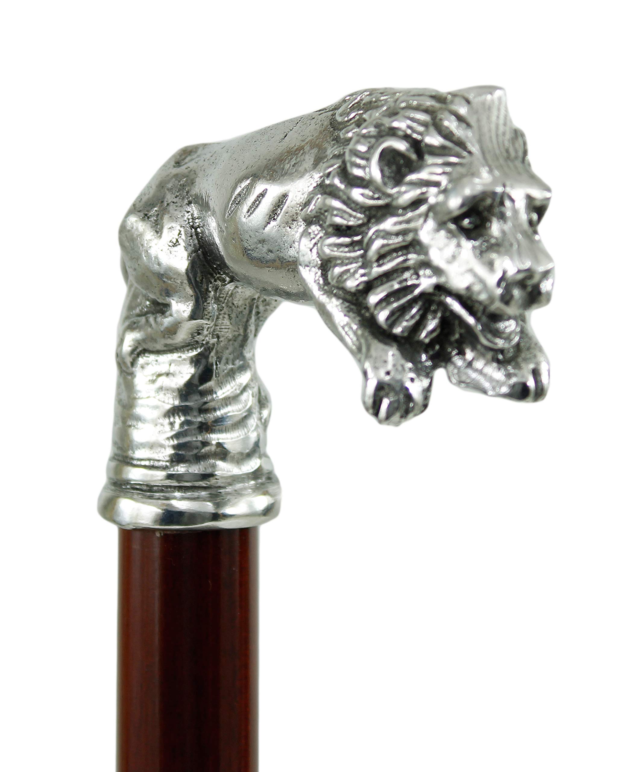Bastones de Madera para Hombre y Mujer, león. Bastón Elegante y sólido