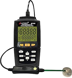 LATNEX -"MF-30K AC/DC GAUSS Certified Meter measures magnetic fields and polarity (permanent magnet) integrated electromagnetic fields with high alternating current (<15000 g tesla)."