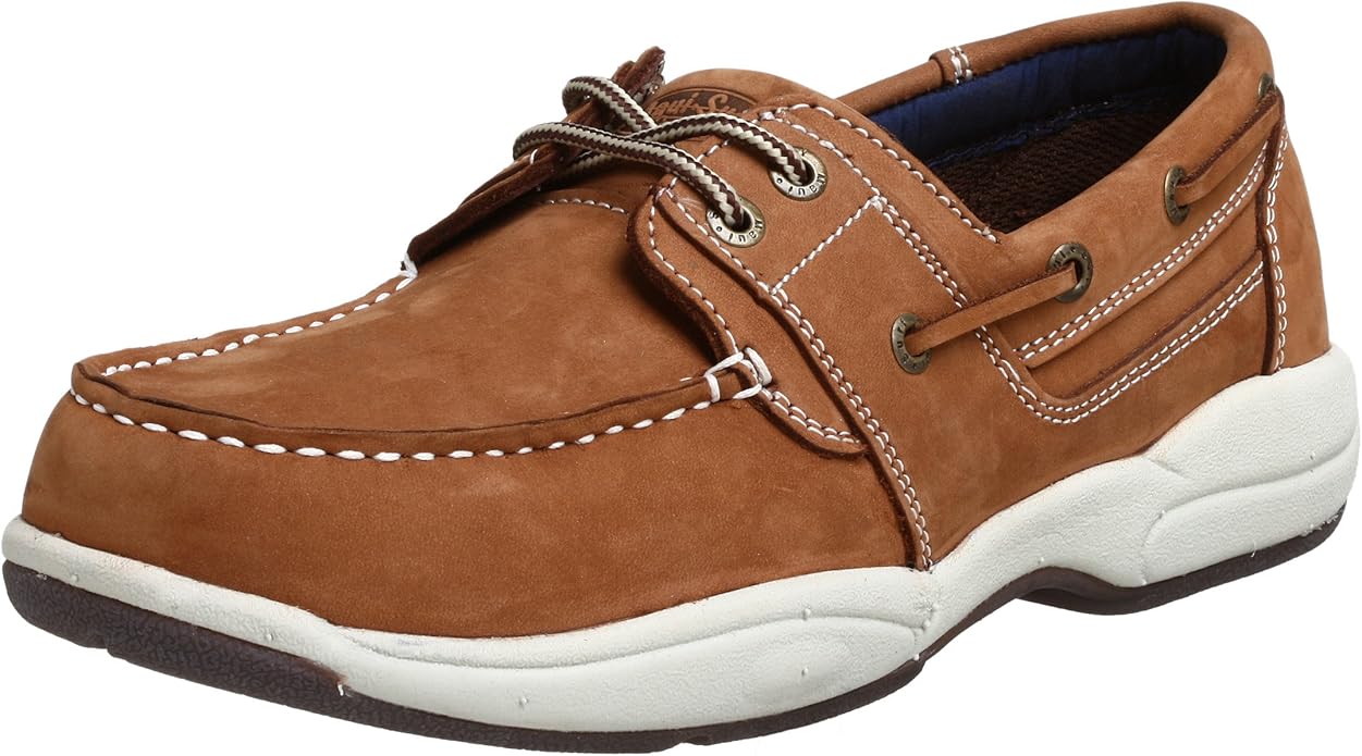 Maui Surf Company Men's Port Boat Shoe,Light Brown,8.5 M