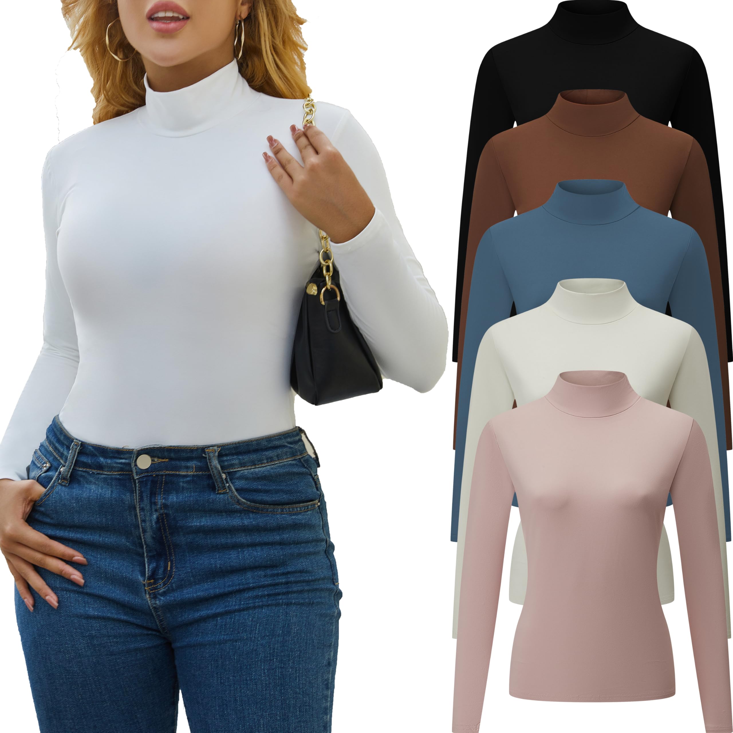 5 Piece High Neck Fitted