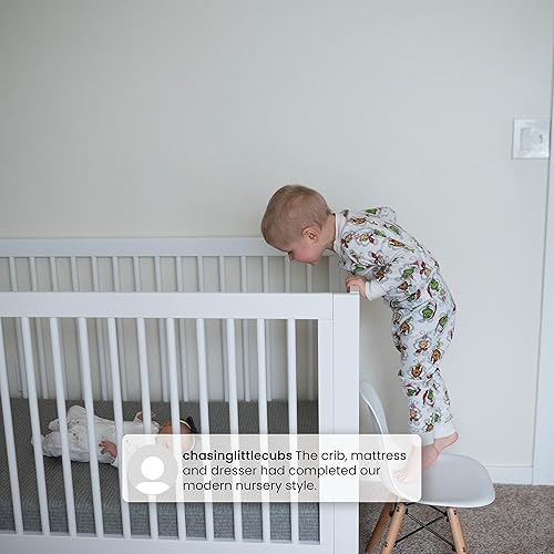 Miniatura 6 de babyGap Charlie - Cuna convertible 6 en 1 con certificación Greenguard Gold azul marino