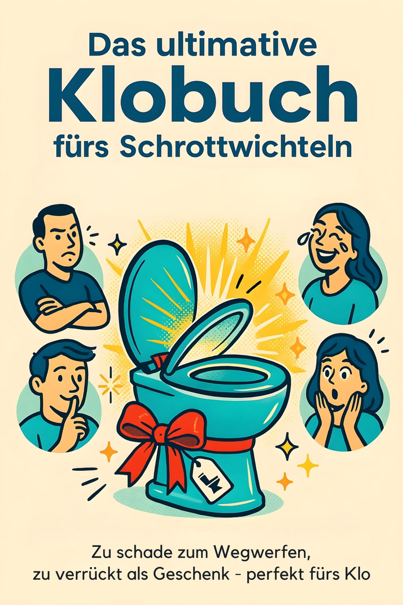 Das ultimative Klobuch fürs Schrottwichteln: Zu schade zum Wegwerfen, zu gut fürs Geschenk – perfekt fürs Klo. Lustiges Geschenk mit Lifehacks, Fun Facts und Geschichten