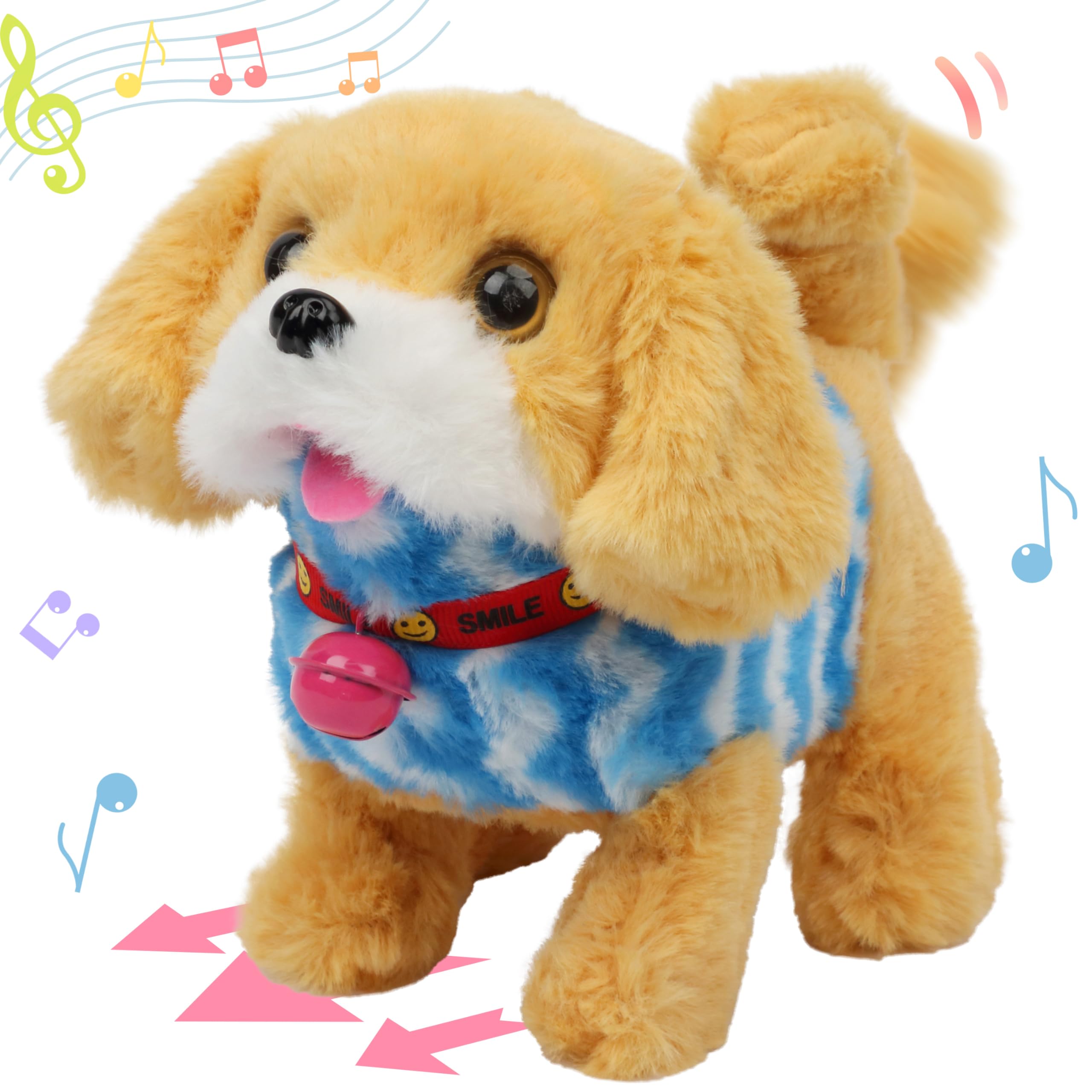 Amazon.com: Hopearl Walking Dog Golden Retriever in Blue Vest
