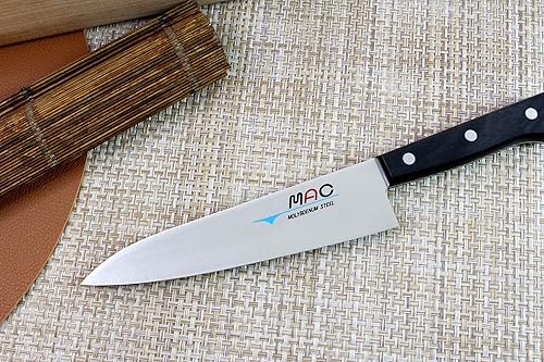 Miniatura 6 de MAC Knife Chef Series - Juego de cuchillos de inicio de 2 piezas H-10 HB-70 Chef Series 725 pulgadas estilo Gyutou y cuchillo de pelar de 4 pulgadas