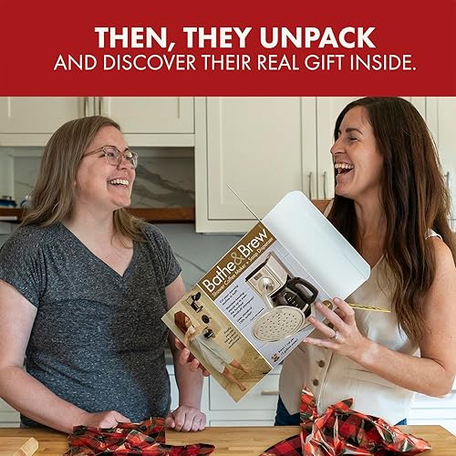 Miniatura 108 de Prank Pack - Caja de regalo para bromas de red de cabeza Noggin Net, envuelve tu regalo real en una divertida y auténtica caja de regalo, caja