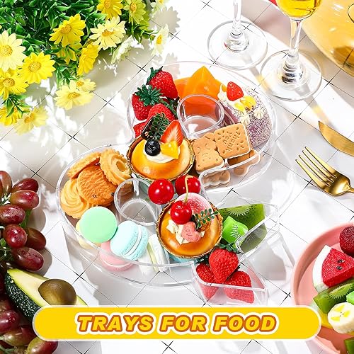 Miniatura 9 de Bandeja de letras de acrílico de 10 pulgadas, bandeja rellenable de cartas, plato acrílico para dulces para cumpleaños, aniversarios, fiestas, cajas