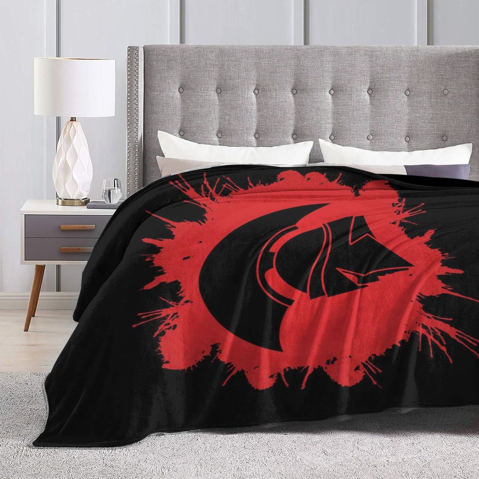 Spartan Warrior - Micro coperte ultra morbide per divano, letto, spiaggia, campeggio o viaggi (4 misure