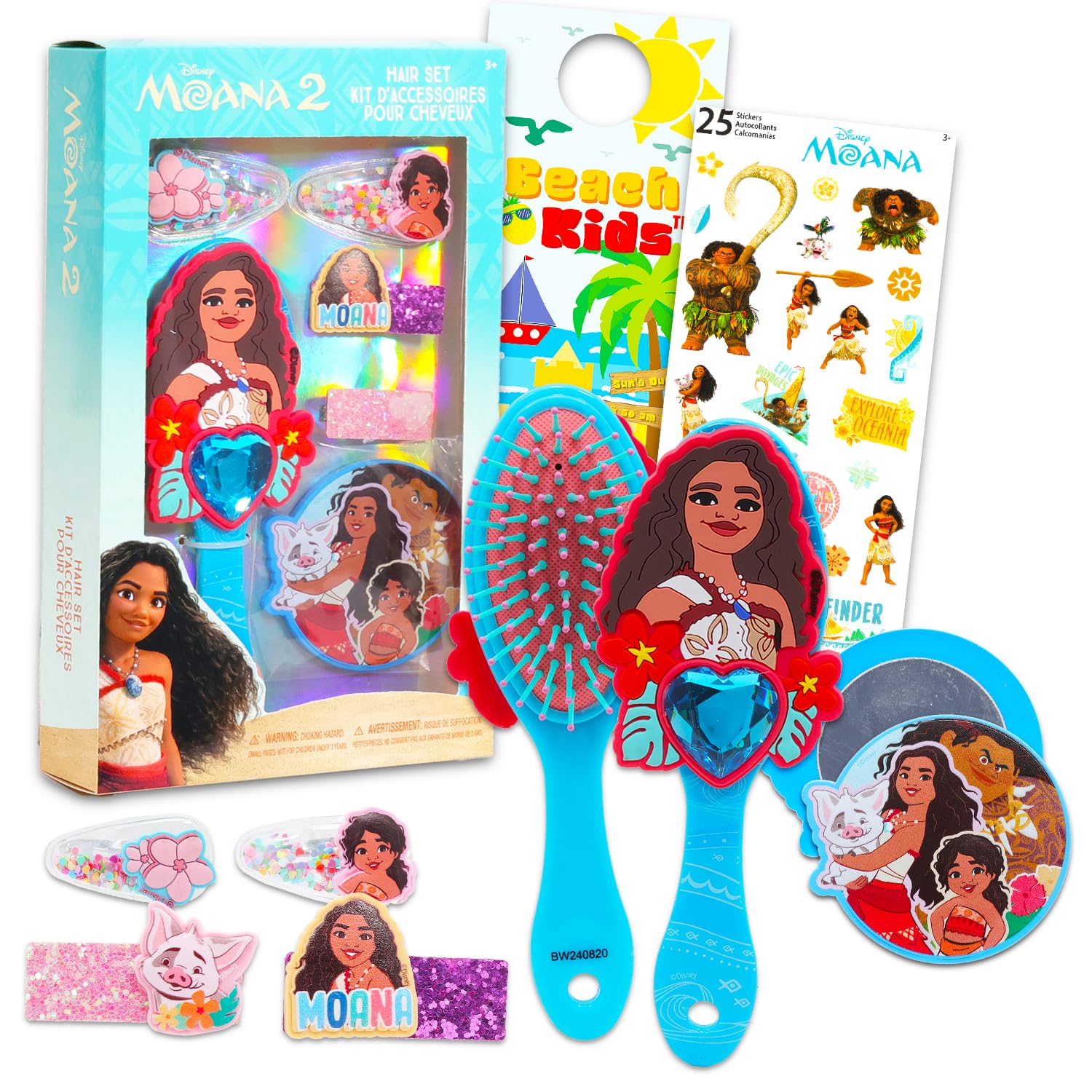 Amazon.com : Moana 2 Hair Accessories Set for Girls - Bundle with
