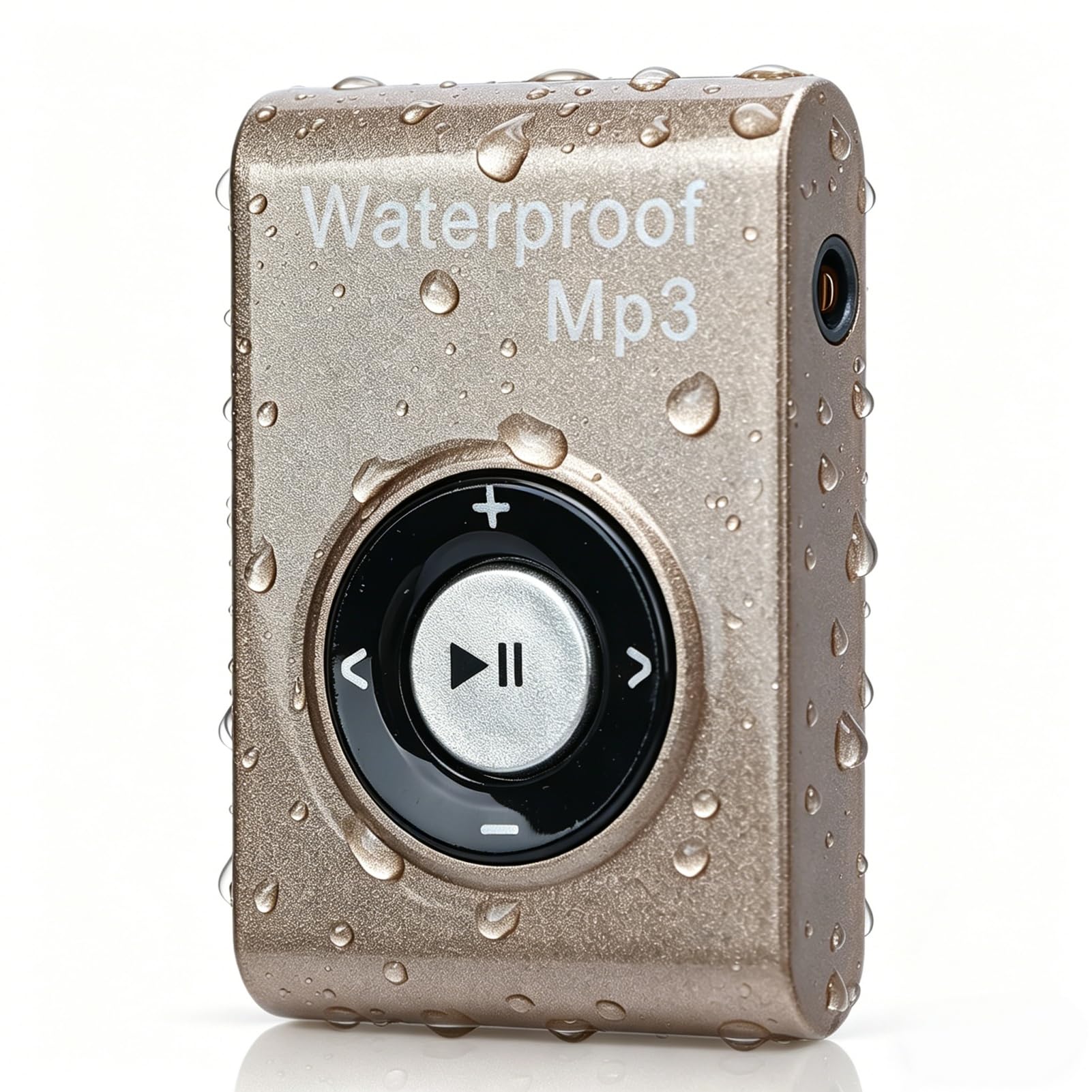 Lecteur MP3 sous-Marin IPX8, Lecteur de Musique étanche 8 Go avec écouteurs, Audio HiFi sans Perte, Conception à Clip pour la Natation, la Plongée, la Course à Pied