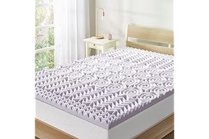 5-Zone Memory Foam Mattress Topper with Lavender Infusion