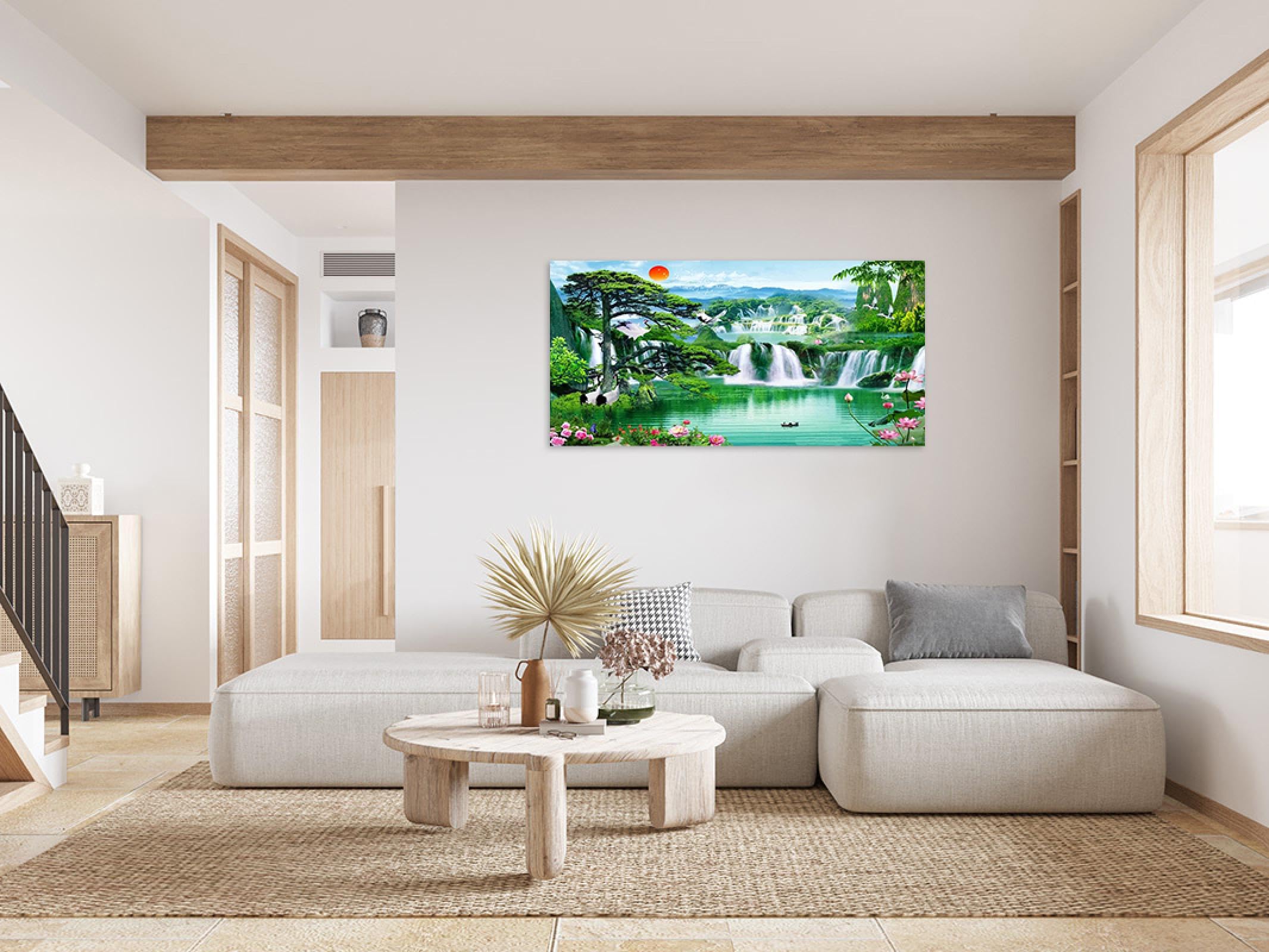 Amazon.com: Chinese Painting Wall Art. Landscape Canvas Wall Art