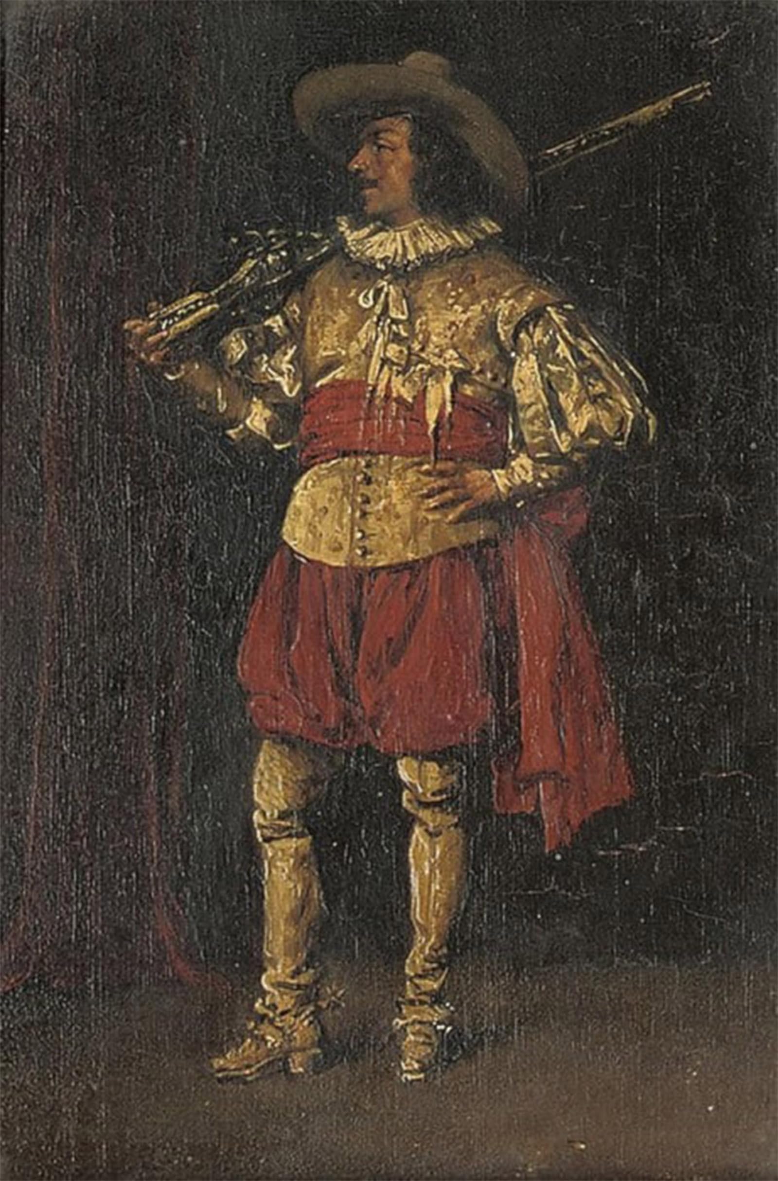 ARTXLXXBN Famous Prints Artwork Pictures Poster Painting Art l'affascinante Cavalier Jean-Louis Ernest Meissonier Artwork Landscape Pictures for Home Decor 60x90cm