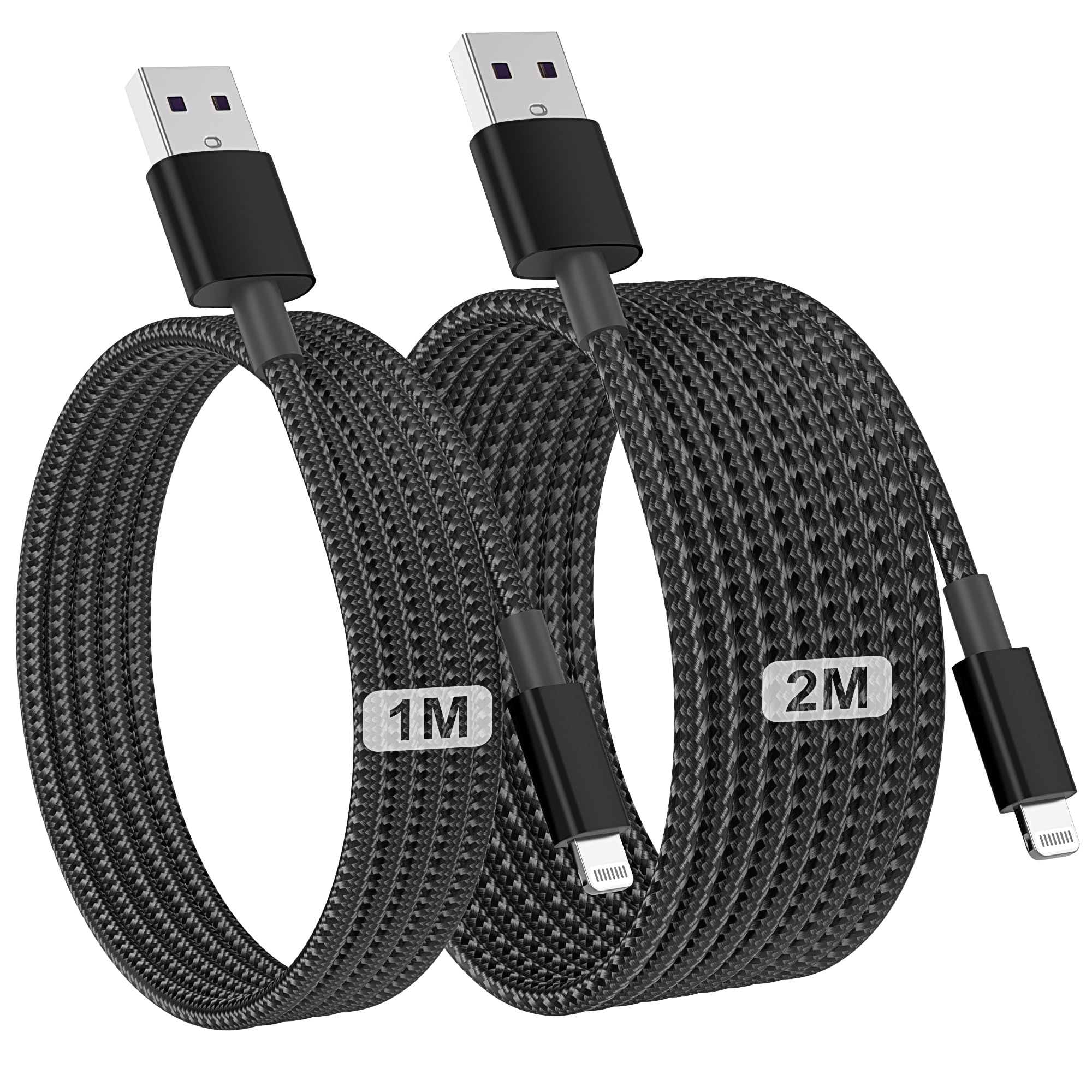 Iphone 13 Charger Ozoffer 20CM Silver Short Braided USB Cable Fast