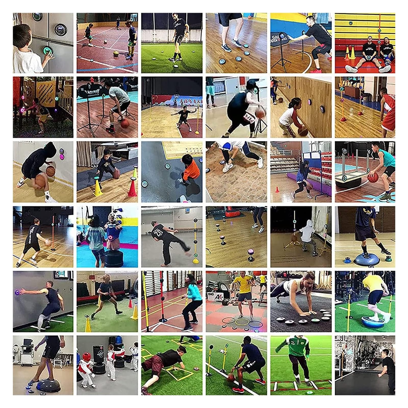 Światła treningowe, Trening szybkości i zwinności, przenośny trener świateł do ćwiczeń sportowych