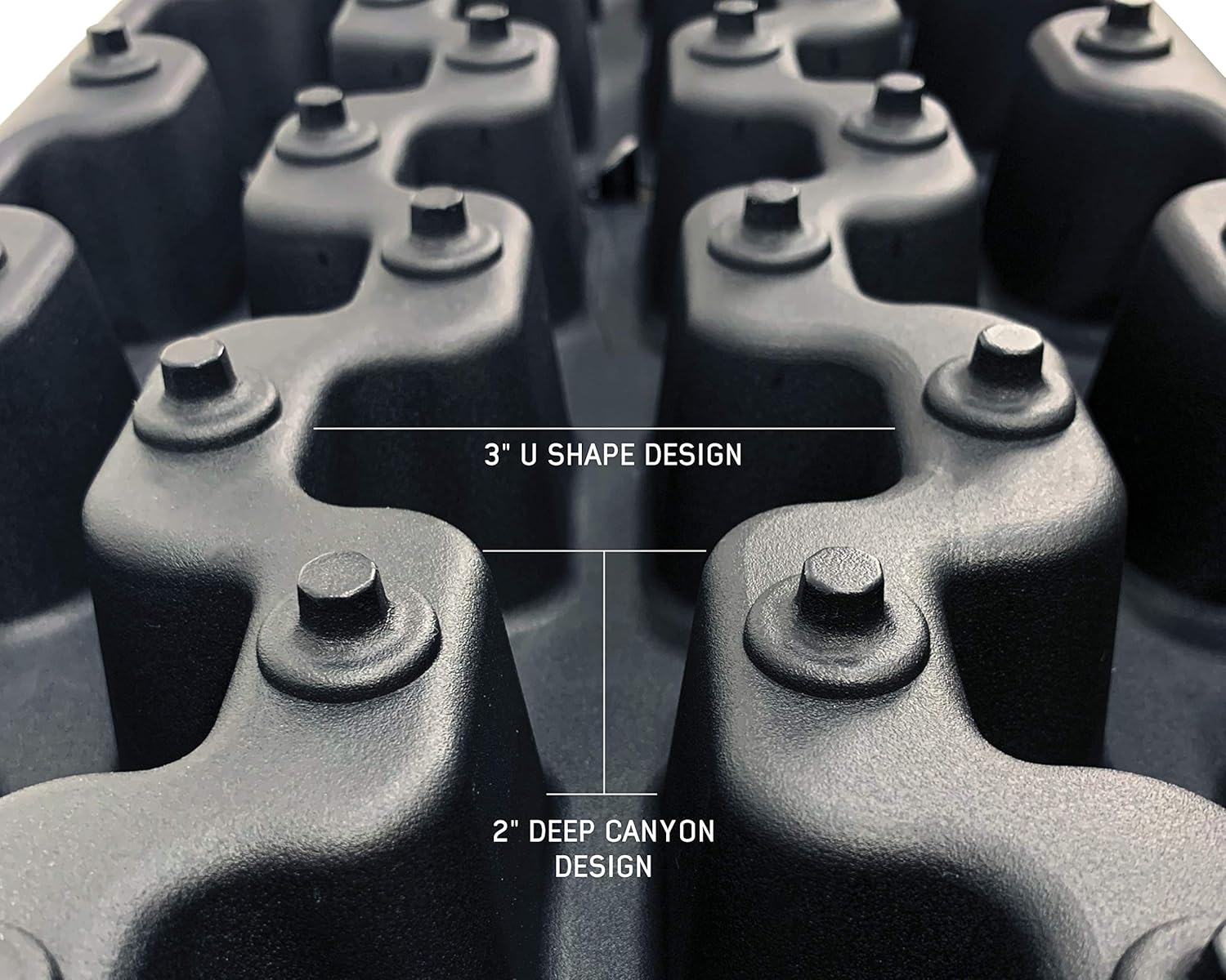 Overland Vehicle Systems Recovery Ramp with Pull Strap and Storage Bag - Gray/Black Universal - Max Load 10,000lbs - for Trucks, SUV's, Cars, and Trailers