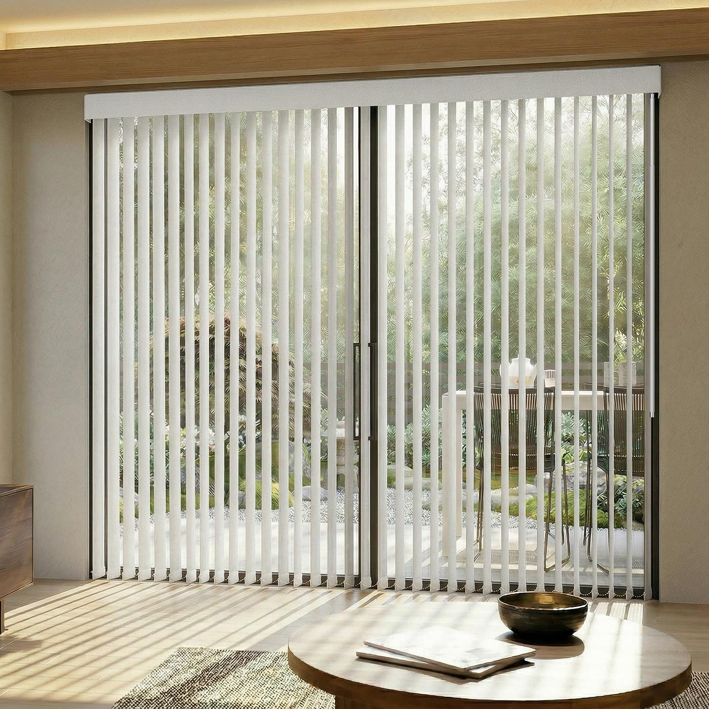 Amazon｜Yoolax 縦型ブラインド 手動式 バーチカルブラインド 大窓対応