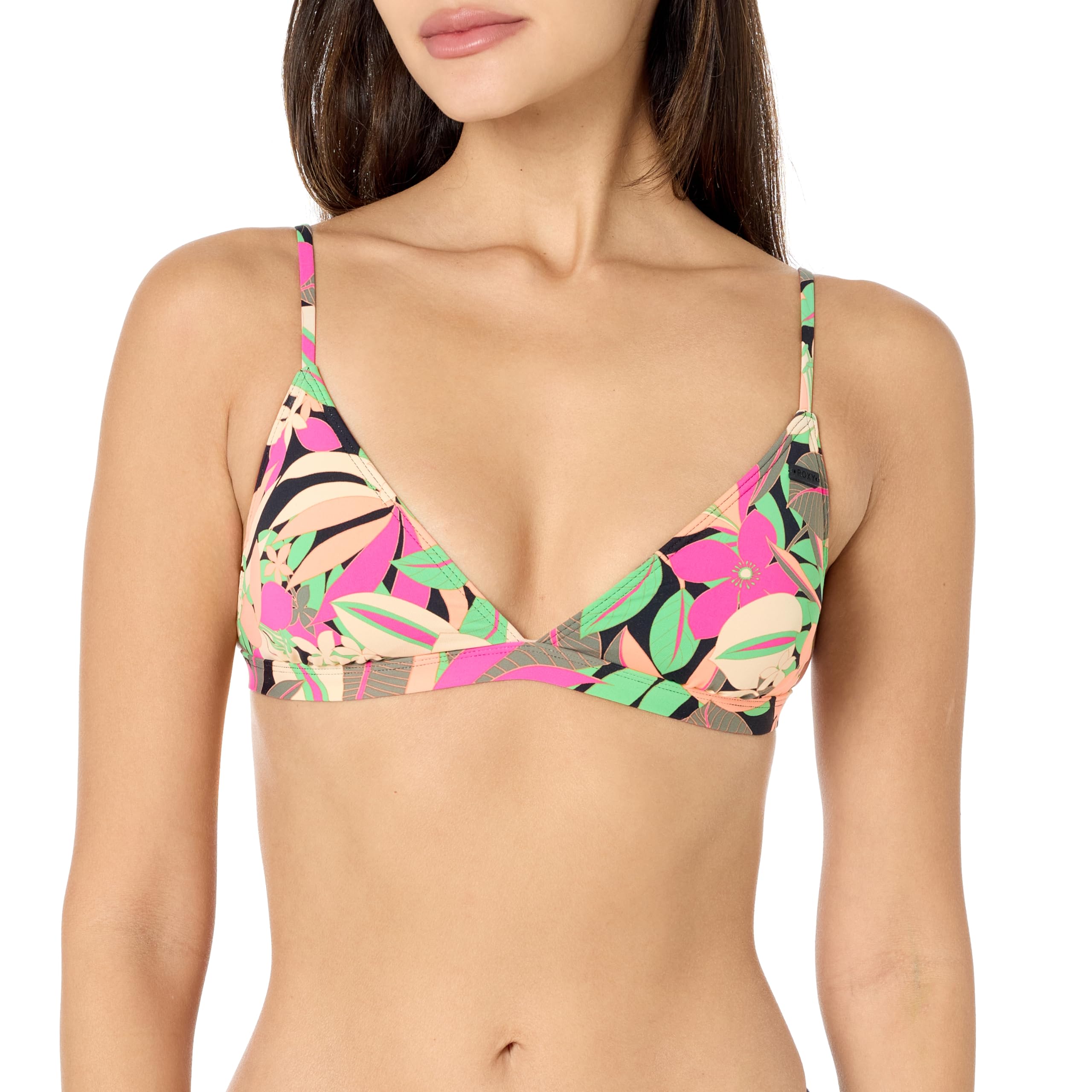 Roxy Women's Beach Classics Fixed Tri Bikini Top