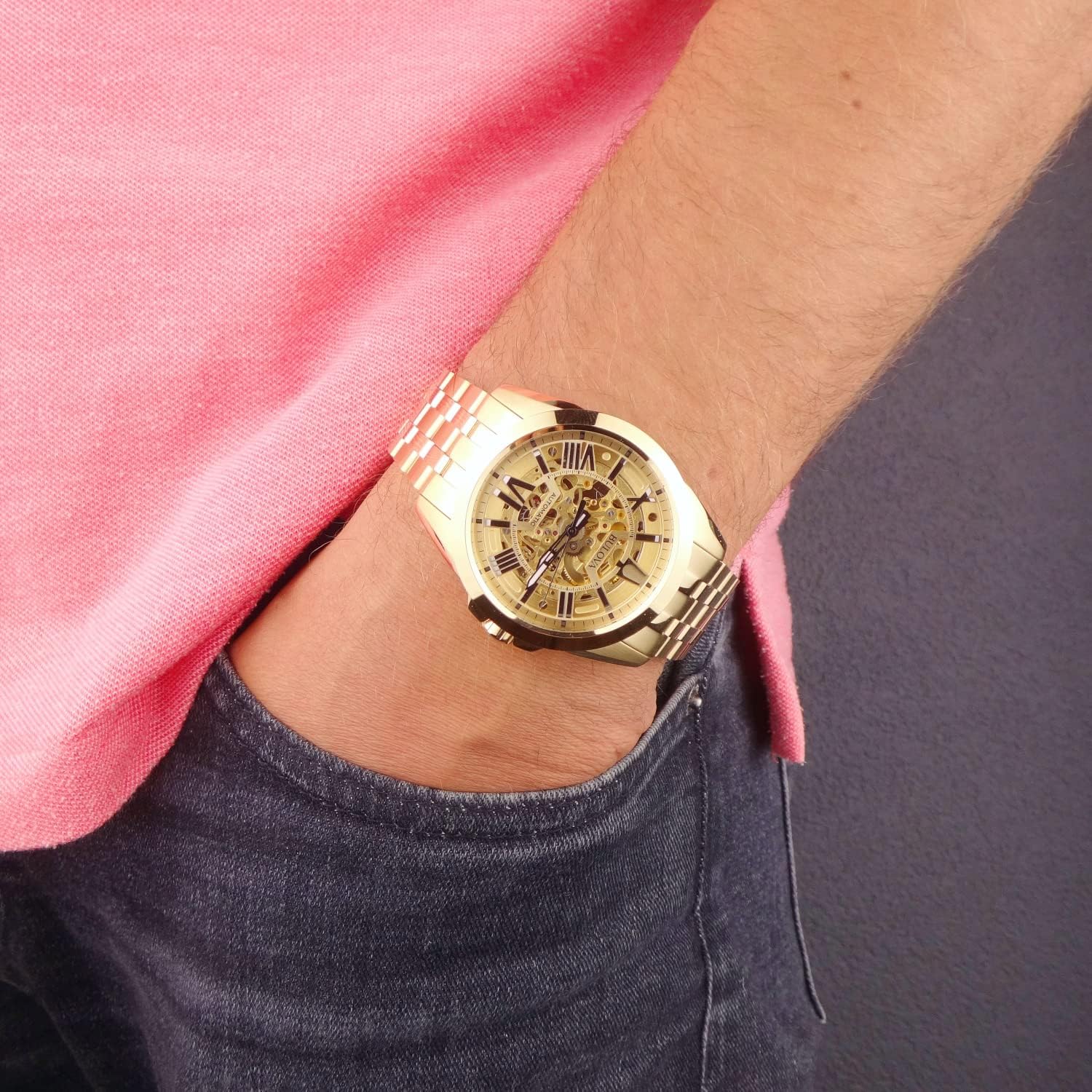 HARLEY-DAVIDSON Orologio Analogico Quarzo da Donna con Cinturino in Acciaio Inox 76L187