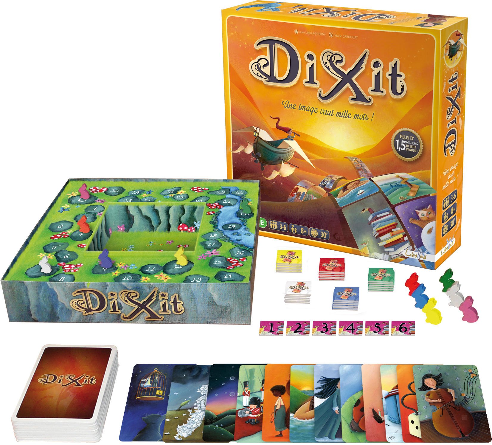 Libellud | Dixit | Jeu de société | À partir de 8 Ans | 3 à 6 Joueurs | 30 Minutes