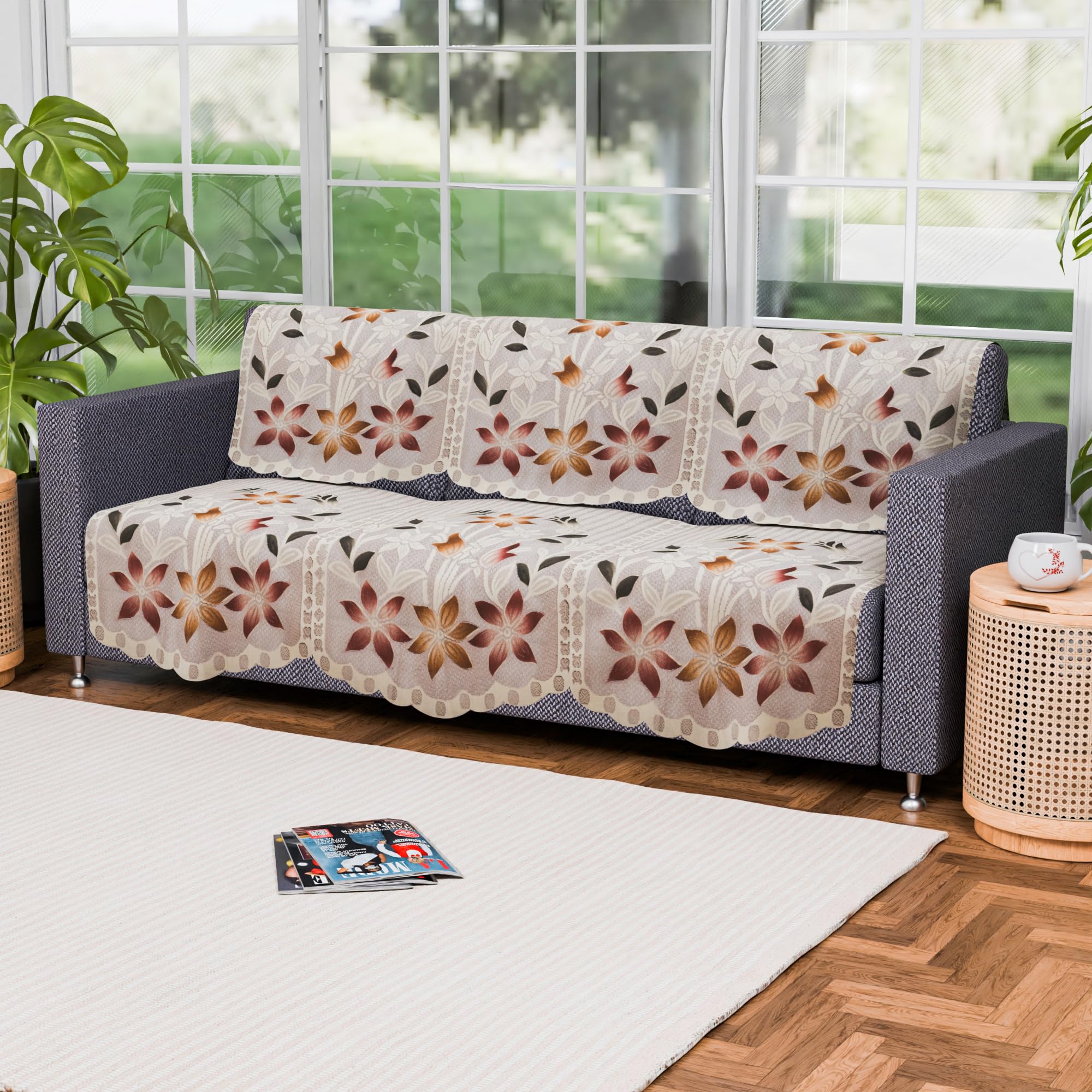 Stylish Sofa Covers - 6 Pack Cotton -6