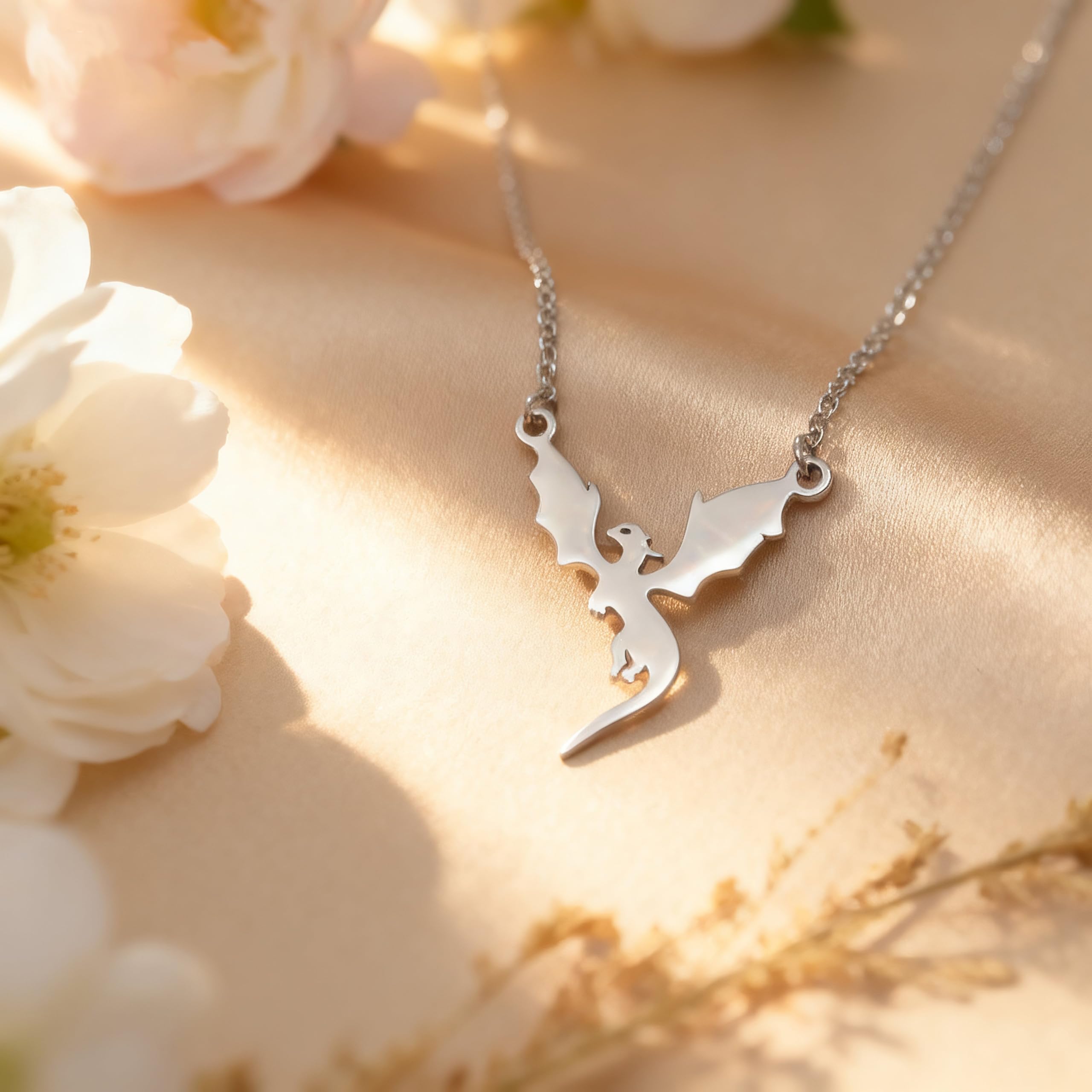 Silver Dragon Necklace