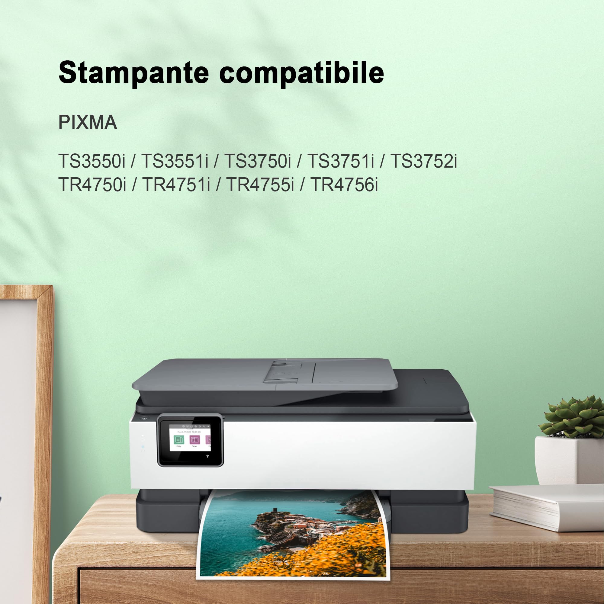 Heroil PG-575 PG-575XL Nero Cartucce d'inchiostro Sostituzione per Canon 575 XL PG 575 PG-575 PG575XL per PIXMA TS3550i TS3551i TS3750i S3751i TS3752i TR4750i TR4751i TR4755i (575XL Nero,2-Pack)