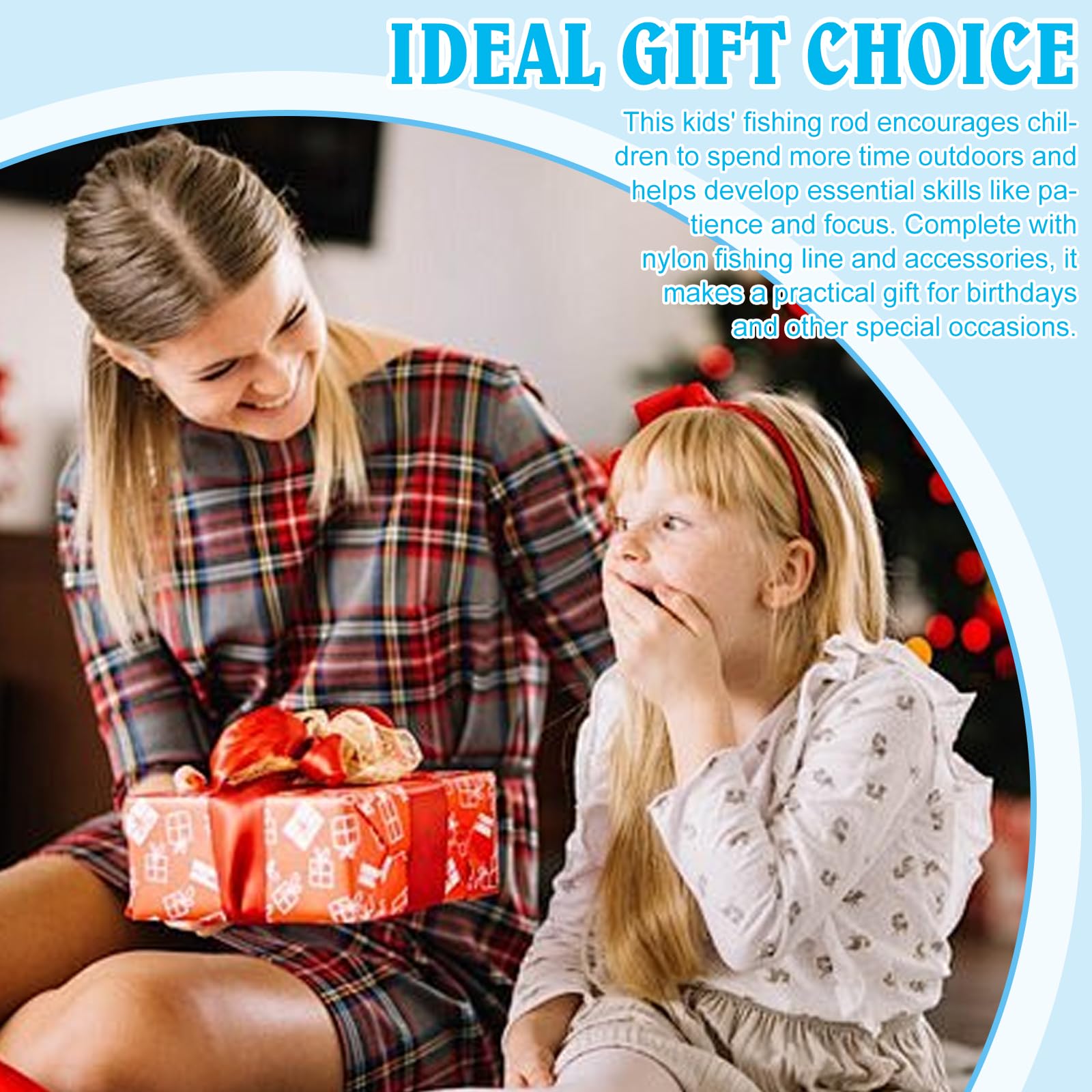 Kit de Canne à Pêche pour Enfants, Canne a Peche Enfant 150cm avec Moulinet et Leurres, pour Débutants, Ensemble Complet avec Accessoires et Sac de Transport pour Garçons et Filles