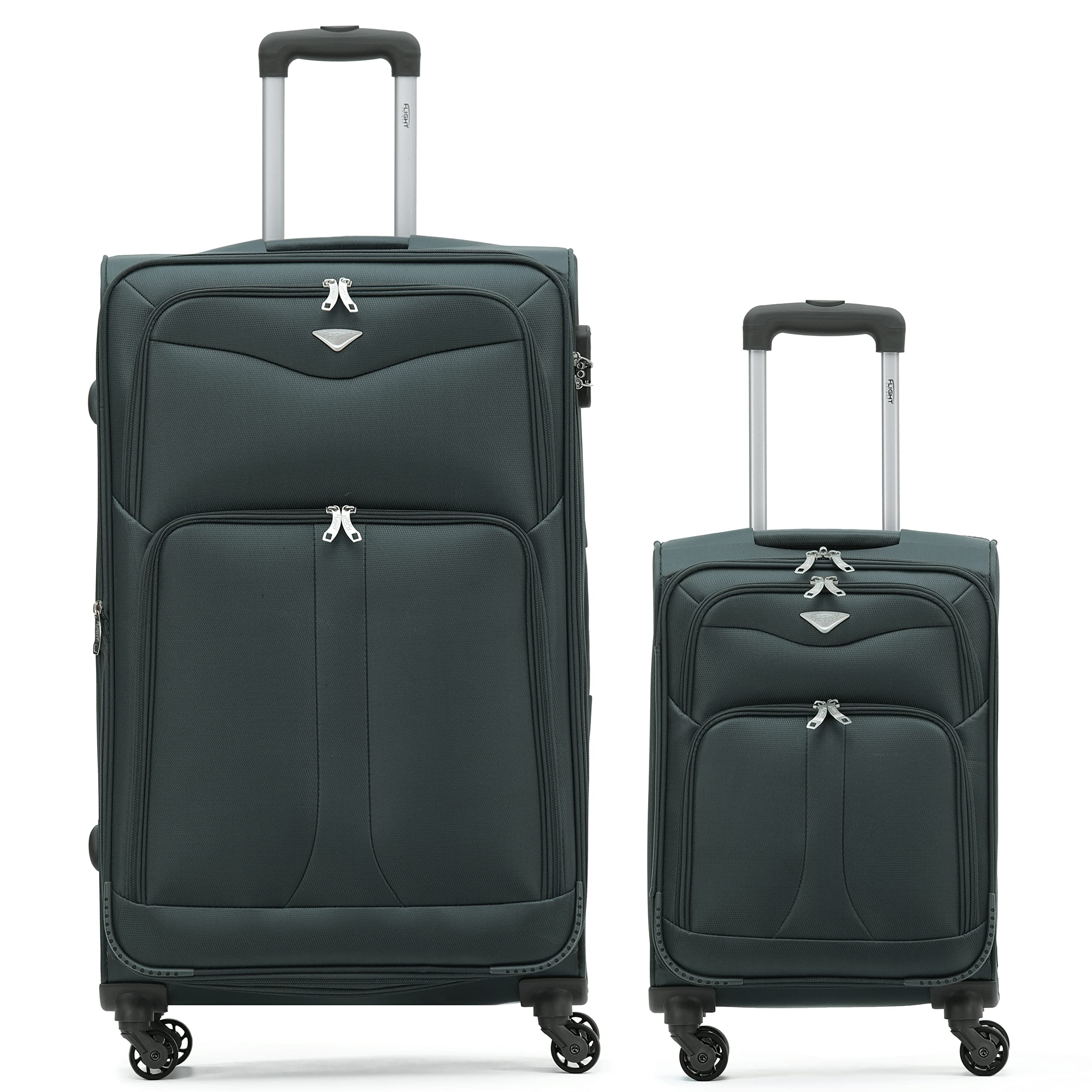 Flight Knight Lightweight 4 Wheel 800D Soft Case Suitcases Anti Crack Cabin & Hold Luggage Options Approved for Over 100 Airlines Including easyJet, BA & Many More! — view 14